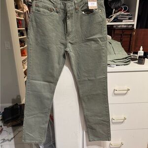 Levi's Men's Olive Slim Jeans 34